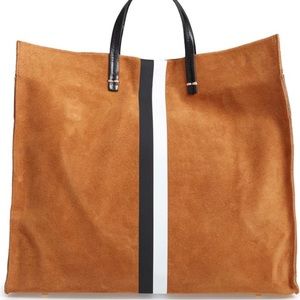Clare V. - Simple Stripe Suede Tote